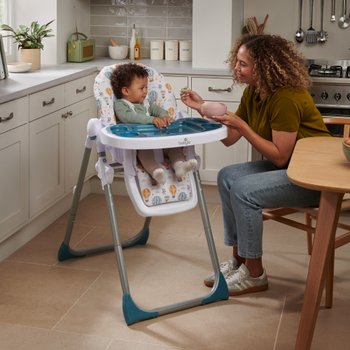 Babylo Hi Lo Convertible High Chair Hot Air Balloons