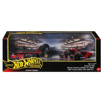 Hot Wheels - Premium 1/64 Pack 4 Véhicules Advan Racing Team