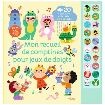 Livre Sonore - Mon recueil de comptines pour jeux de doigts
