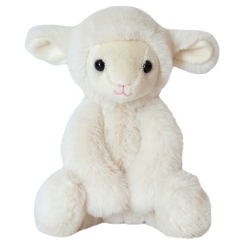 World's Softest Plush - Peluche Agneau Blanc 25 cm
