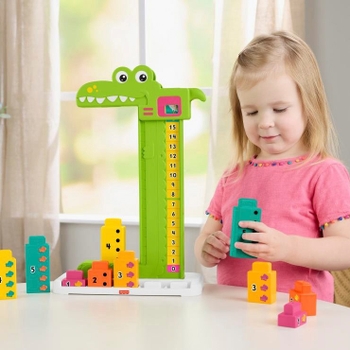 Fisher-Price Toy Stacking Adding Alligator
