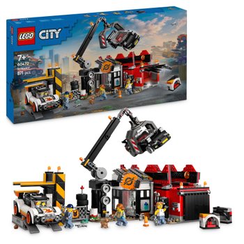 LEGO City 60472 Autokerkhof Set