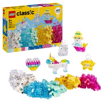 LEGO Classic 11040 Zauberbox mit durchsichtigen Steinen