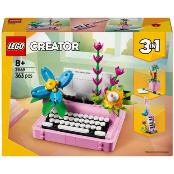 LEGO Creator 31169 La Machine à Écrire avec des Fleurs
