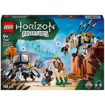 LEGO Horizon Adventures 77037 Aloy et Varl Contre Testudien et Dents de Scie