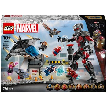 LEGO Marvel Super Heroes 76314 Captain America: Civil War Actionduell