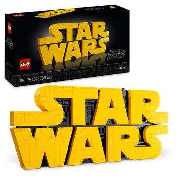 LEGO Star Wars 75407 Star Wars Logo aus LEGO Steinen