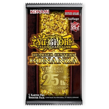 Yu-Gi-Oh! Sammelkarten Quarter Century Bonanza Booster Pack sortiert