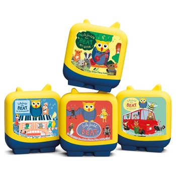 Clever Tonies - Tonie Figur Eule findet den Beat 4er-Set