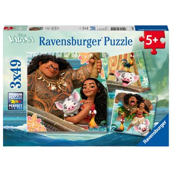Puzzle 3x49 pièces Vaiana La Légende du Bout du Monde