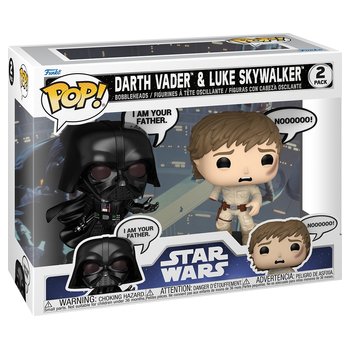Funko POP! Bobble-Head Figuren Star Wars Darth Vader und Luke Skywalker 2er Set
