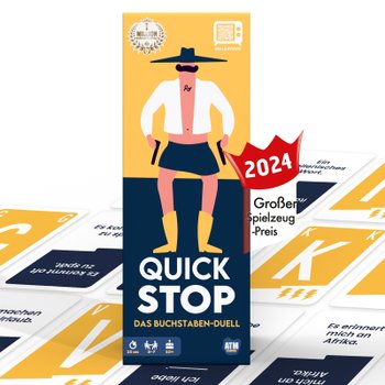 QuickStop Spiel Das rasante Buchstaben-Duell