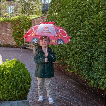 Kinderregenschirm Feuerwehrauto