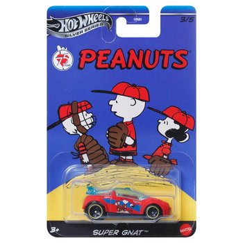 Hot Wheels - Silver Series 1/64 Véhicule Super Gnat Snoopy