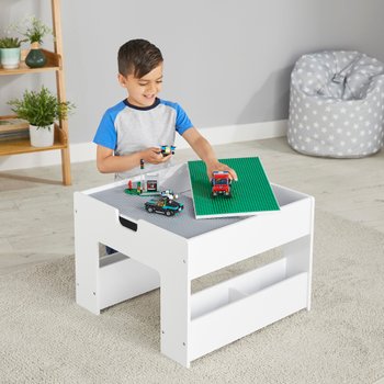 Build-It Build 'N' Store Wooden Storage Base Plate Table