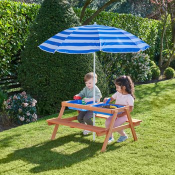 2-in-1 Sand and Water Picnic Table