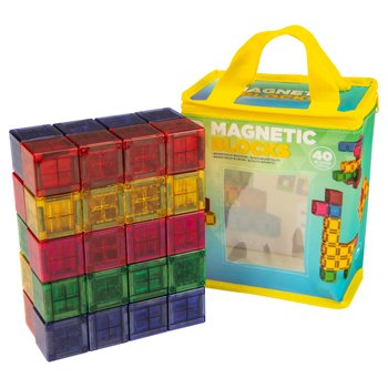 Magnetic Blocks 40-Piece Building Set