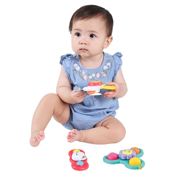 Little Discoveries by BeZou Suction Spinner Trio