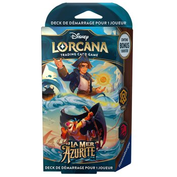 Disney Lorcana - Deck de Démarrage Série 6 La Mer Azurite - Ambre-Rubis