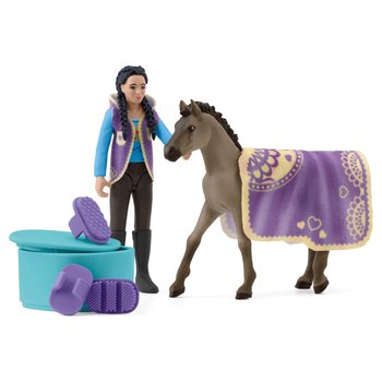 Schleich - Horse Club 42753 Mini Monde Séance de Soins avec Kim