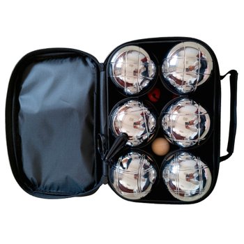 Boules Set mit 6 Metallkugeln