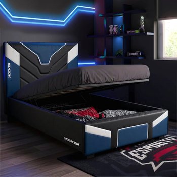 X Rocker Cerberus MKII Ottoman Gaming Bed - Blue