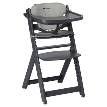 Bebeconfort Mitwachsender Hochstuhl Timba mit Kissen Mineral Graphite