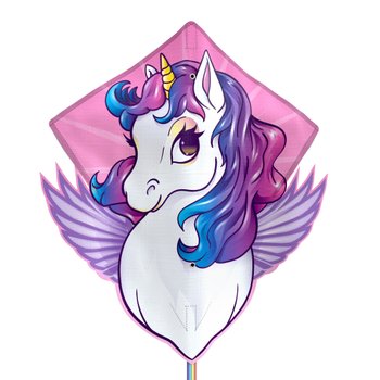 Diamond-Shaped Unicorn Kite