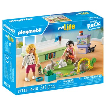 Playmobil - My Life 71753 Animalerie avec Enclos à Lapins