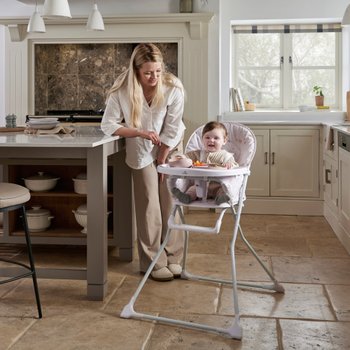 Babylo Snack Hi Compact Folding High Chair Bears