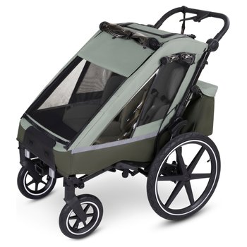 ABC Design Fahrradanhänger 3-in-1 Tour Olive grün