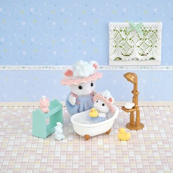 Sylvanian Families - Le Bain des Frères Souris Marshmallow