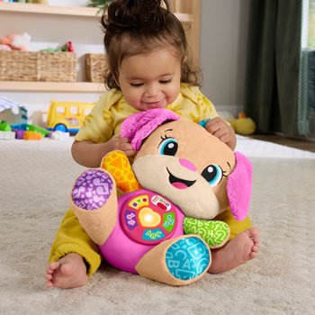 Fisher-Price - Rires & Éveil Peluche Interactive Sis Éveil Progressif