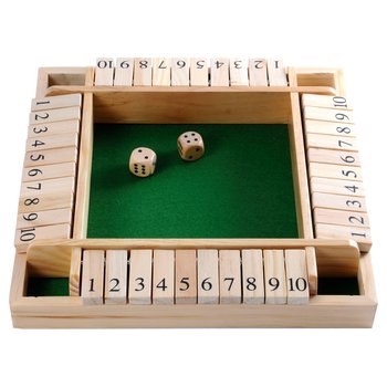 Shut the Box 4 Spelers 29 x 29 x 3,5 cm