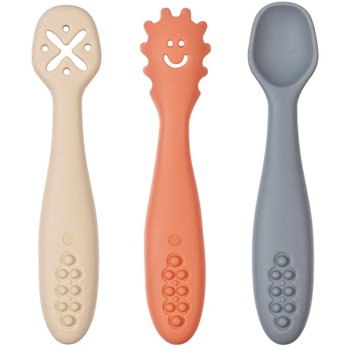 Bébé Confort - Coffret de 3 Pré-cuillères en Silicone pour Bébé