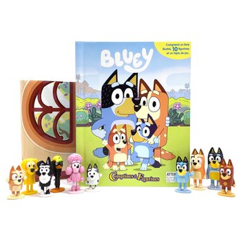 Bluey - Livre Comptines et Figurines