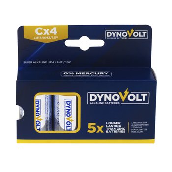 DynoVolt Alkaline Batterien C LR14 1,5V 4 Stück