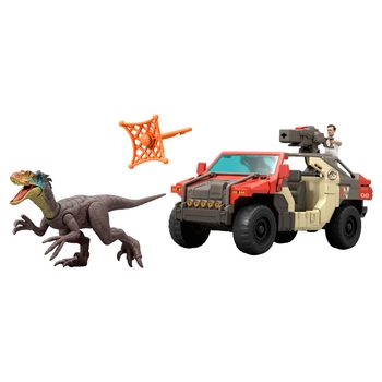 Jurassic World Rebirth Launch 'N Battle Fahrzeug Set