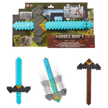 Minecraft, Le Film - Épée Transformable 2-en-1