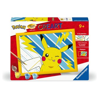 CreArt Malen nach Zahlen Pokémon Freches Pikachu Serie D