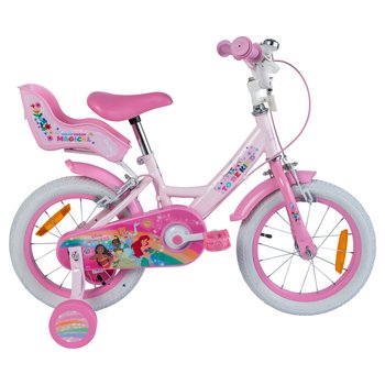 14 Inch Disney Princess Bike with Doll Carrier Pink