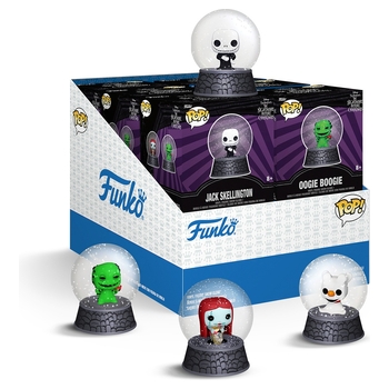 Funko - Mini Boule à Neige Disney L'Étrange Noël de Monsieur Jack - Modèle Aléatoire