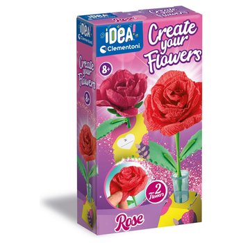 Idea! Clementoni - Crée Tes Fleurs - Rose