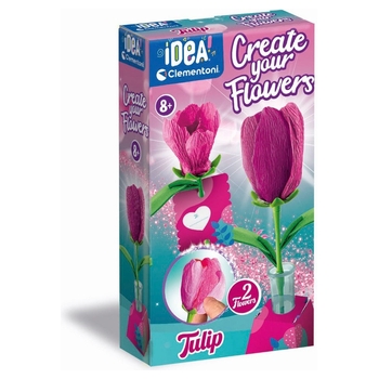 Idea! Clementoni - Crée Tes Fleurs - Tulipe