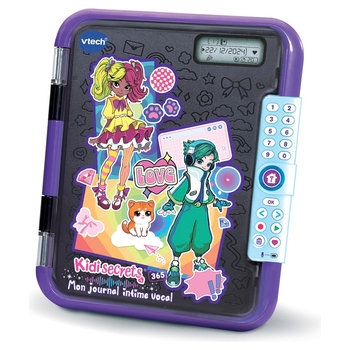 VTech - KidiSecrets 365 Mon Journal Intime Vocal - Noir