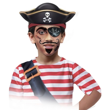 6 Ensembles De Pirates, Sabre De Pirate, Masque Pour Les Yeux De Pirate, Bandeau TêTe De Mort, Accessoires De Simulation De Pirate, DéCorations D' Halloween, DéCorations De FêTe à ThèMe