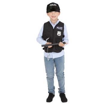 Déguisement Policier avec Accessoires 5-8 Ans