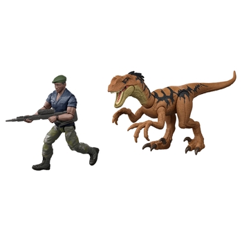 Jurassic World Rebirth Action Figures 2 Pack Duncan Kincaid & Velociraptor