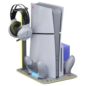 iMP Tech PS5 Charge Stand DLX + LED Multi-Function Tower | 30th Anniversary Limited Edition