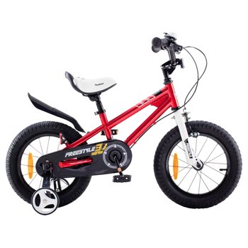 14 Zoll Kinderfahrrad Freestyle mit Stützrädern rot